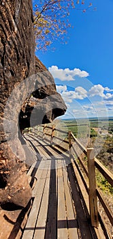 Walkway to Phutok hill