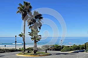 Walkway to Salt Creek Beach Park in Dana Point, California.