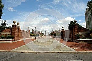 Walkway to the waterfront