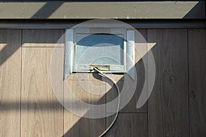 Floor cable access panel