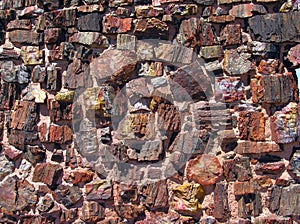 Wall of Agate House - Petrified Forest National Park