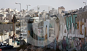 The Wall around Ramallah, Palestine