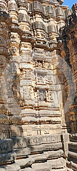 Beautiful bhoram dev temple wall art outer