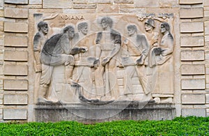 Wall Art at Lincoln Boyhood National Memorial, Indiana photo