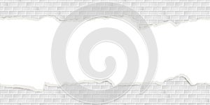 wall background with broken plaster seamless