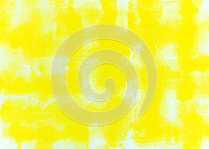 Wall background with yellow roller strokes