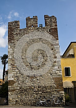 Wall in Bardolino, Italy