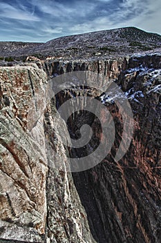 Wall of the Black Canyon of the Gunnison Park, CO