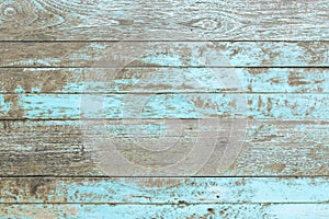 Wall of blue color wood texture background surface with old natural pattern or cracks wood table top view. Grunge surface with