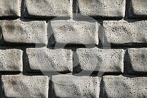 Wall with bricks