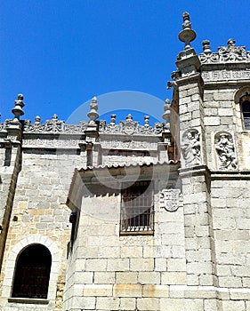 Wall of the Cathedral of Ãvila, Spain