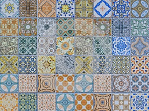 Wall ceramic tiles patterns Mega set