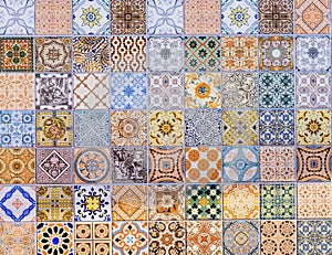 Wall ceramic tiles patterns Mega set