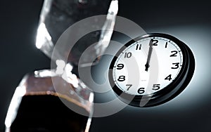 The Wall Clock and the hourglass both