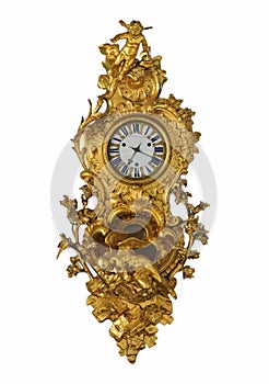 Wall clock pendule en cartel ca. 1740