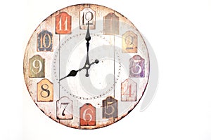 Wall clock ventage