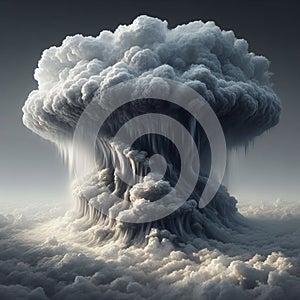 Wall Cloud A localized, lowering cloud base attached to the rai