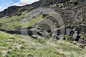 Wall combined with sheepfold