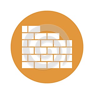 Wall construction  Vector Icon which can easily modify or edit