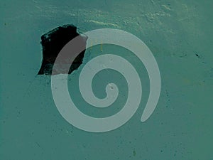 Wall Damage with Visible Hole