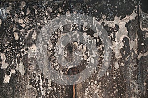 Wall damaged by fire texture