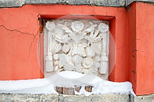 Wall decoration of the Church