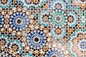 Wall decoration of the Grande Mosquee de Paris