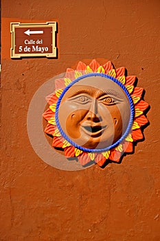 Wall Decoration Sun, Mexico