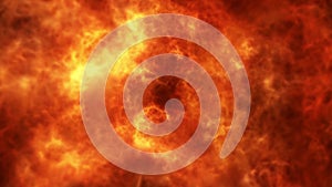 Wall of fire loop motion graphic background