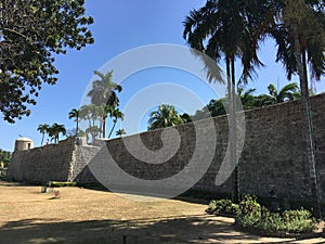 Wall of Fort San Pedro