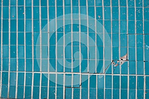 Wall fragment with attritions and cracks