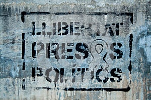 Wall graffiti of Catalonia independence photo