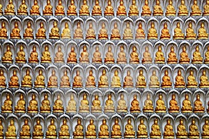 Wall of Guan Yin statues