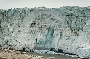 The wall of ice, Russell glacier front, Greenland