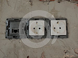 Wall Installation Electrical Outlet Sockets