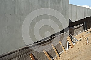 Wall insulated