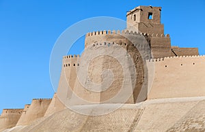 Wall of Itchan Kala - Khiva - Uzbekistan photo