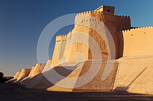 Wall of Itchan Kala - Khiva - Uzbekistan