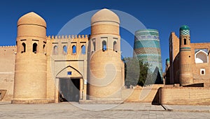 Wall of Itchan Kala - Khiva - Uzbekistan photo