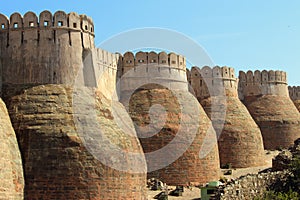 Wall of kumbhalgarh fort