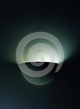 Wall lamp type with indirect light