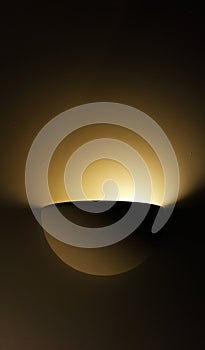 Wall lamp type with indirect light