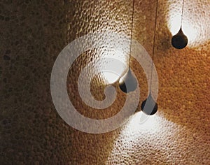 wall and lamps