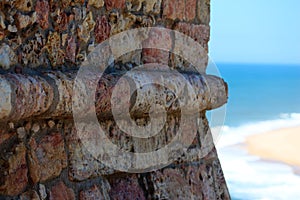 Wall of a lighthouse