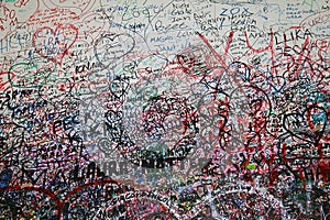 Wall of love in Verona