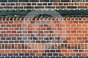 A wall made of bricks