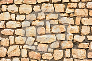 Wall made with large stones
