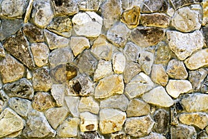 Wall made â€‹â€‹of stones