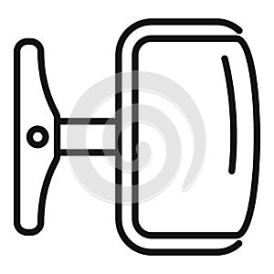 Wall mirror icon representing reflection concept