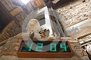Wall mounted digital clock